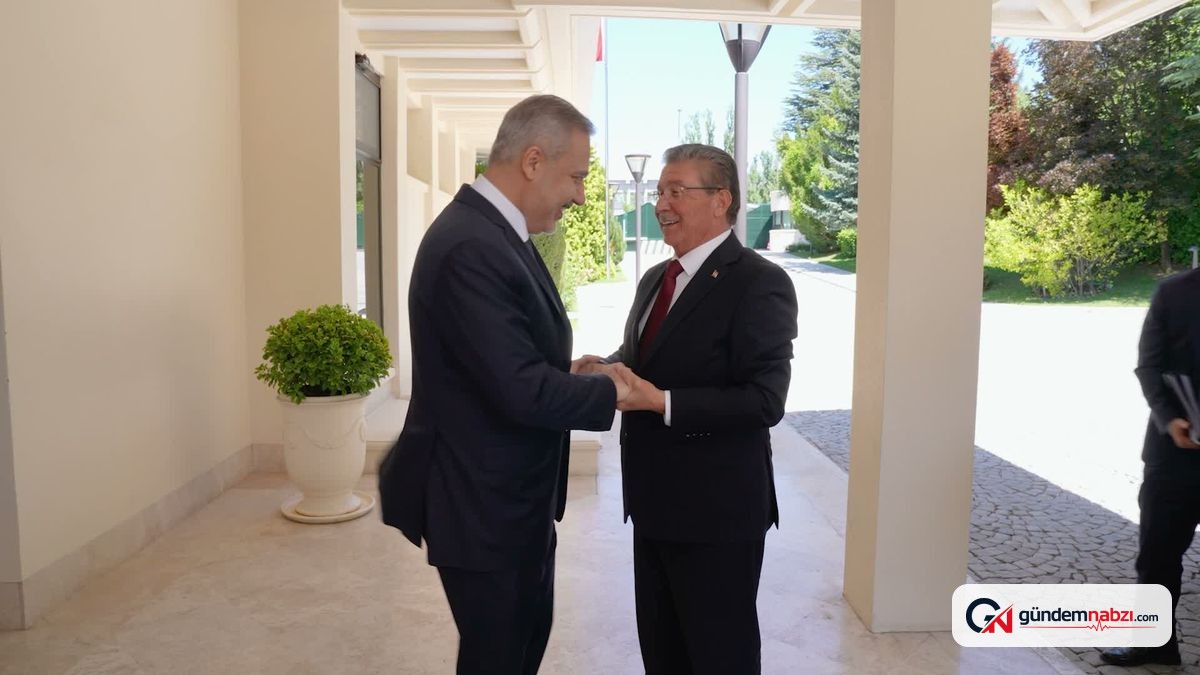 Dışişleri Bakanı Fidan, KKTC Başbakanı Üstel ile görüştü