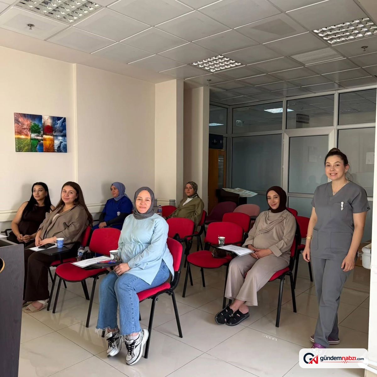 Manisa'da anne adaylarına bilinçli doğum eğitimi