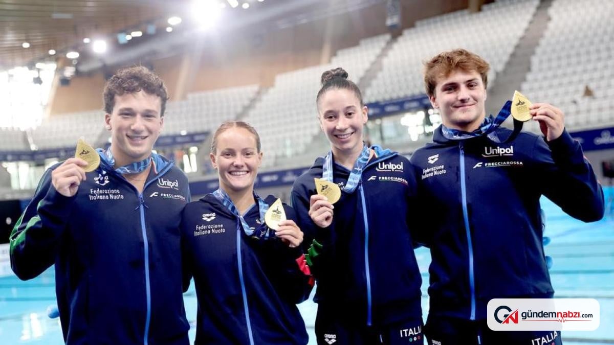 İtalya Milli Takımı, Avrupa Su Sporları şampiyonası'nda altın madalya kazandı