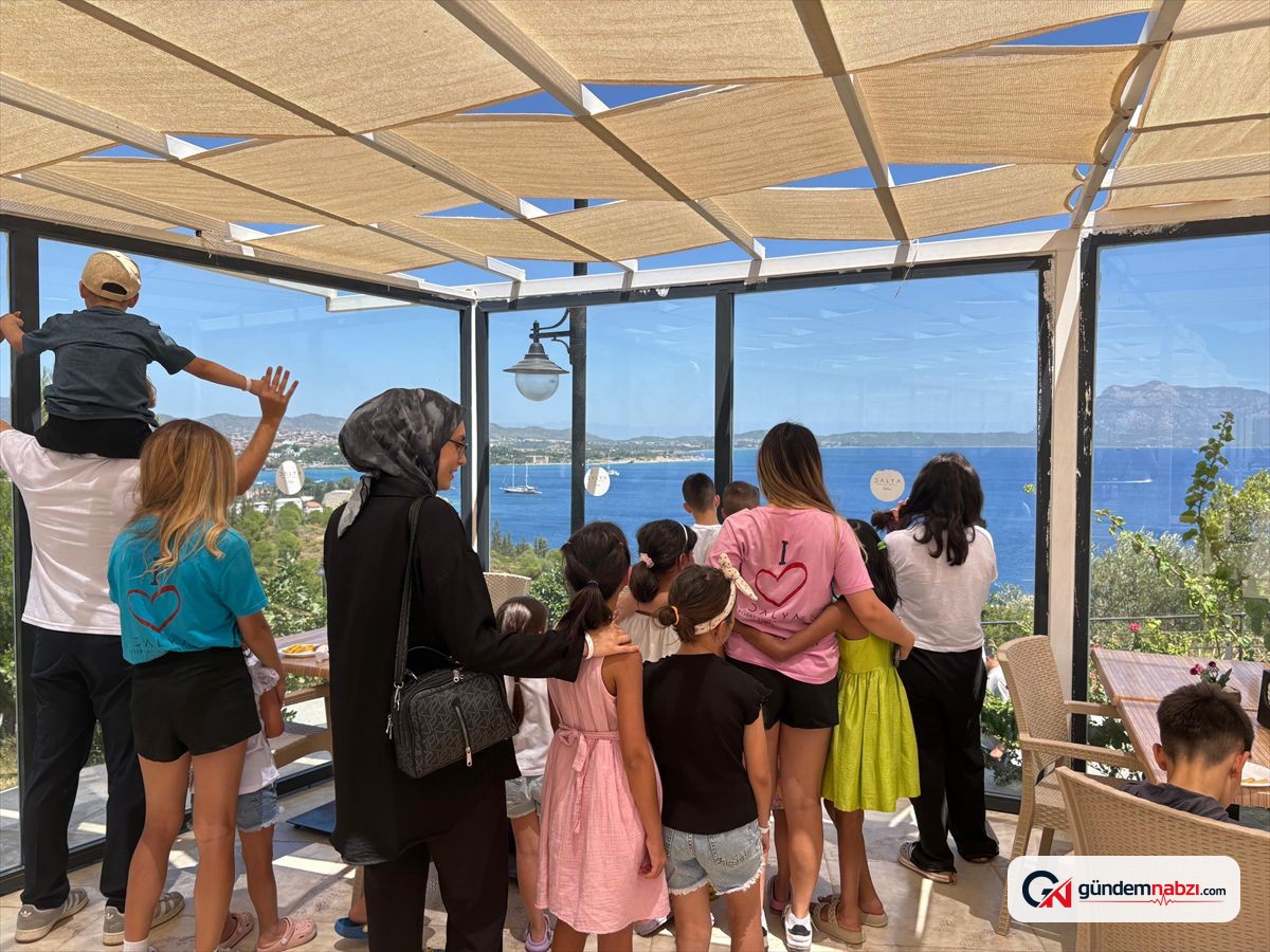 Muğla Sevgi Evleri'nde kalan çocuklar Datça'da ağırlandı