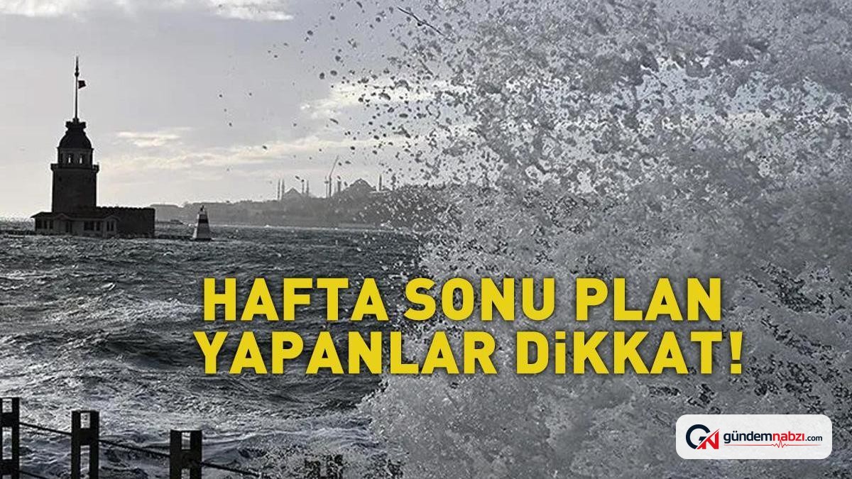 Meteoroloji'den fırtına uyarısı: 11 il için sarı kod