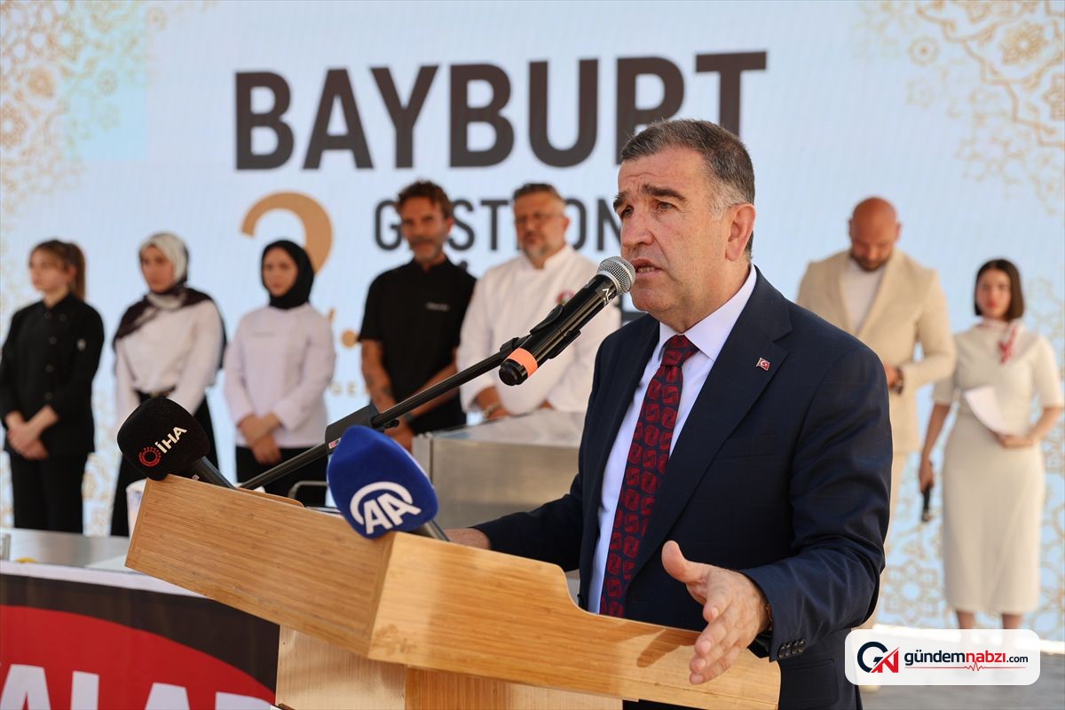 Bayburt'ta 2. gastronomi festivali kapılarını açtı