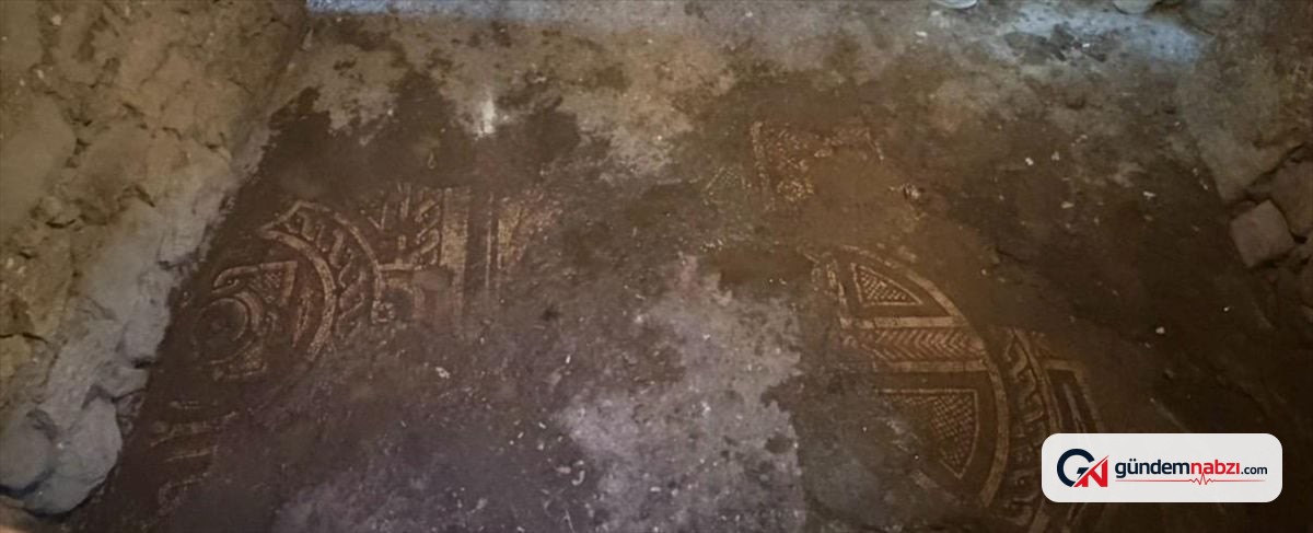 Mardin'de tarihi eser operasyonunda 1500 yıllık mozaik bulundu