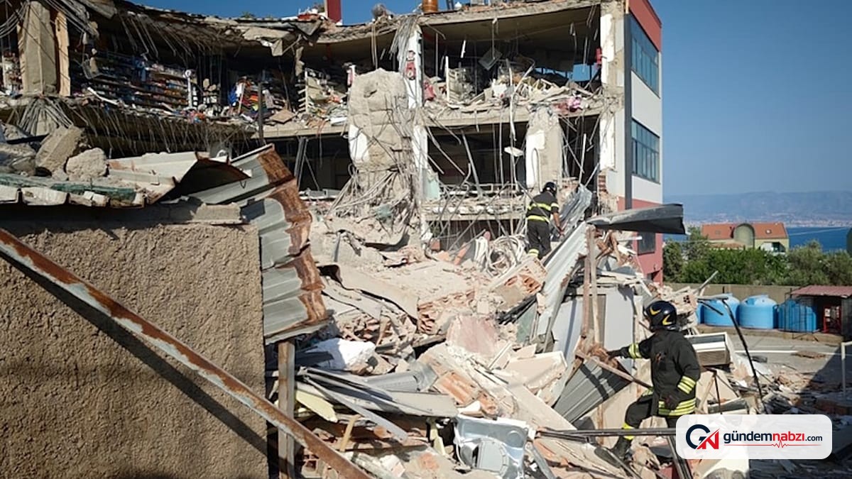 İtalya'da bina çöktü: 1 ölü, 5 kayıp