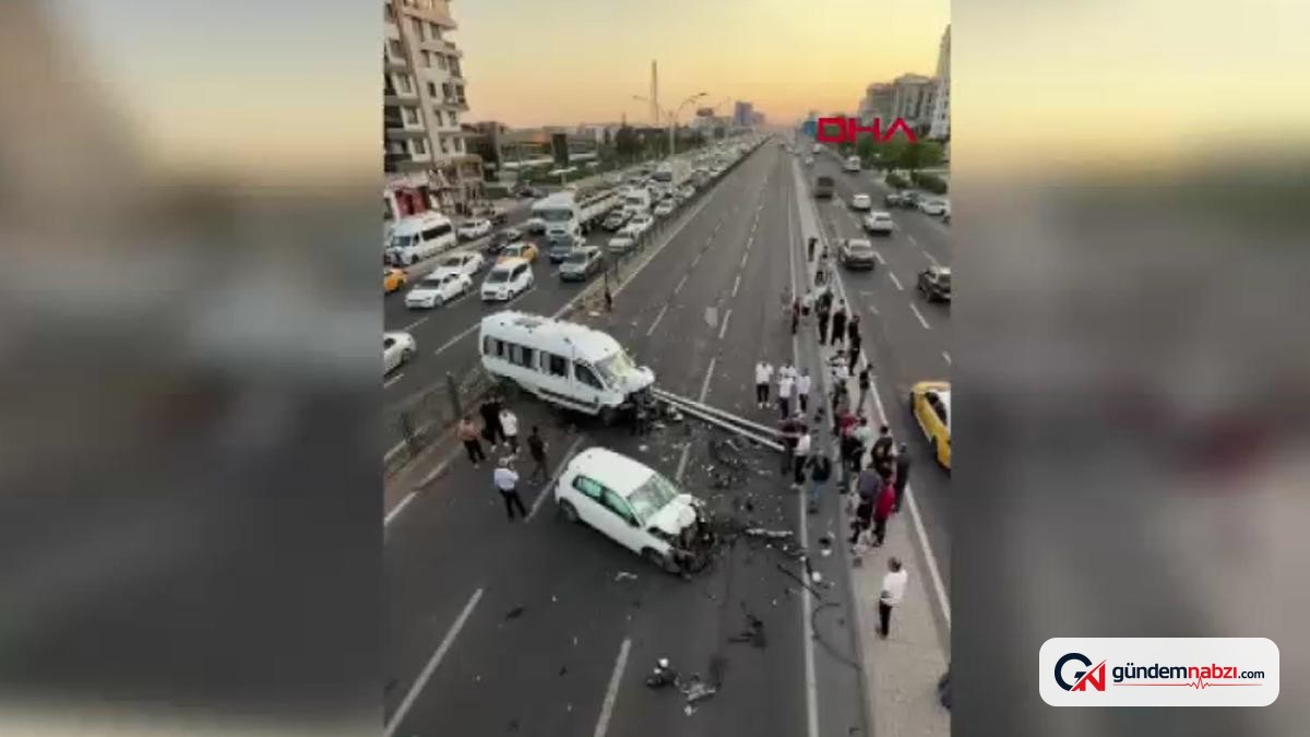 Diyarbakır'da üç araç çarpıştı: 2 yaralı