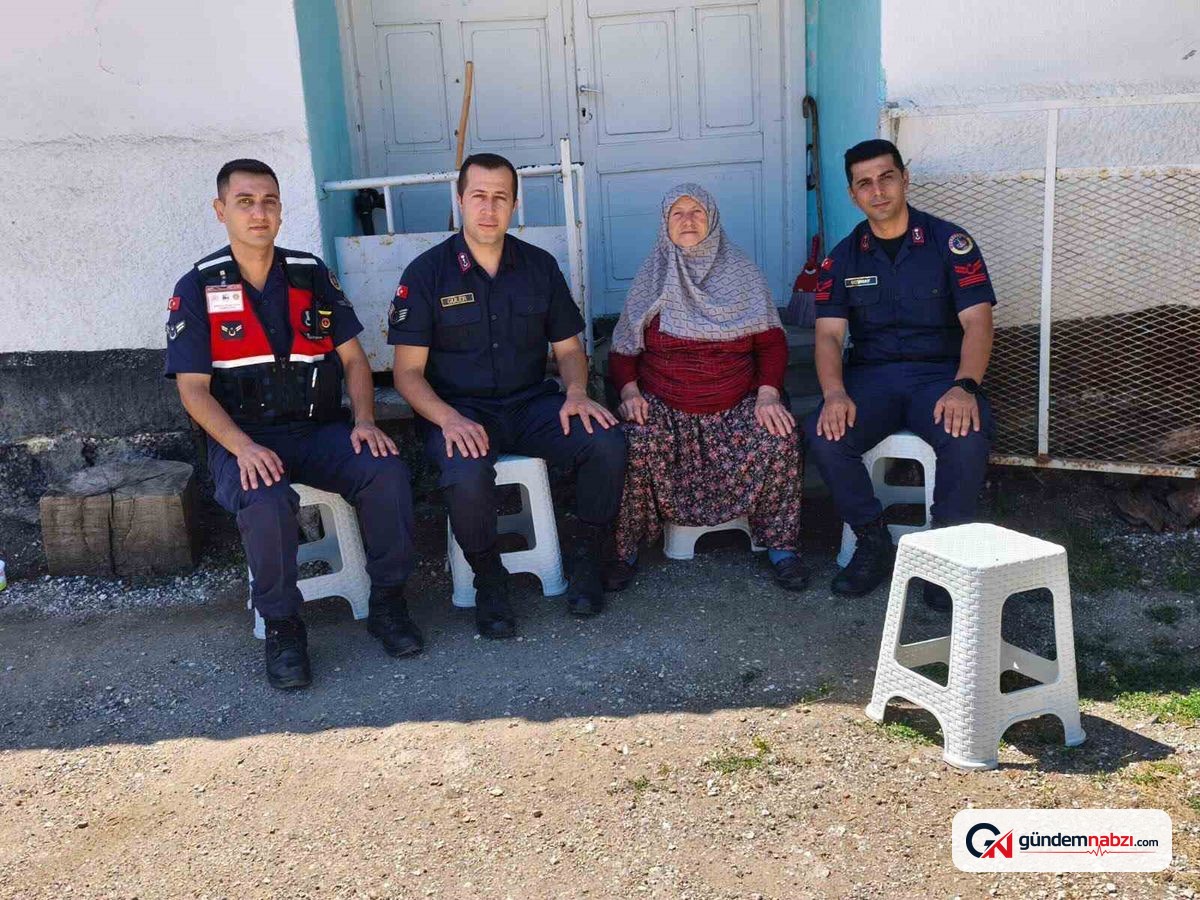 Bilecik'te jandarmadan şehit eşine anlamlı ziyaret