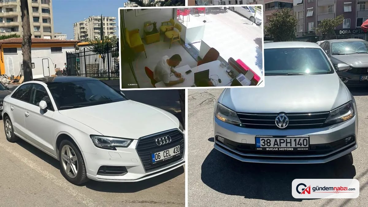 Adana'da kiraladığı otomobilin GPS cihazını söküp kaçtı
