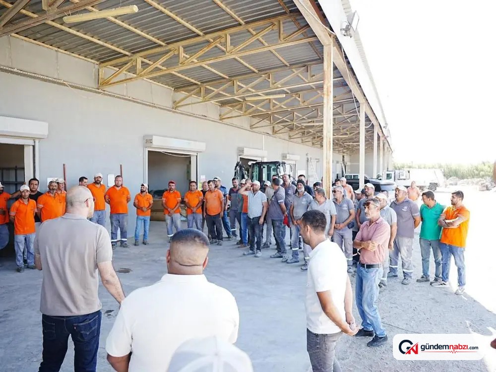 Aydın Germencik'te aşırı sıcaklar nedeniyle mesai saatleri değişti