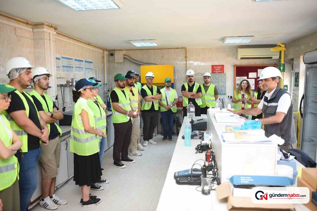 Balıkesir'de tıp öğrencilerinden su arıtma tesisine teknik gezi