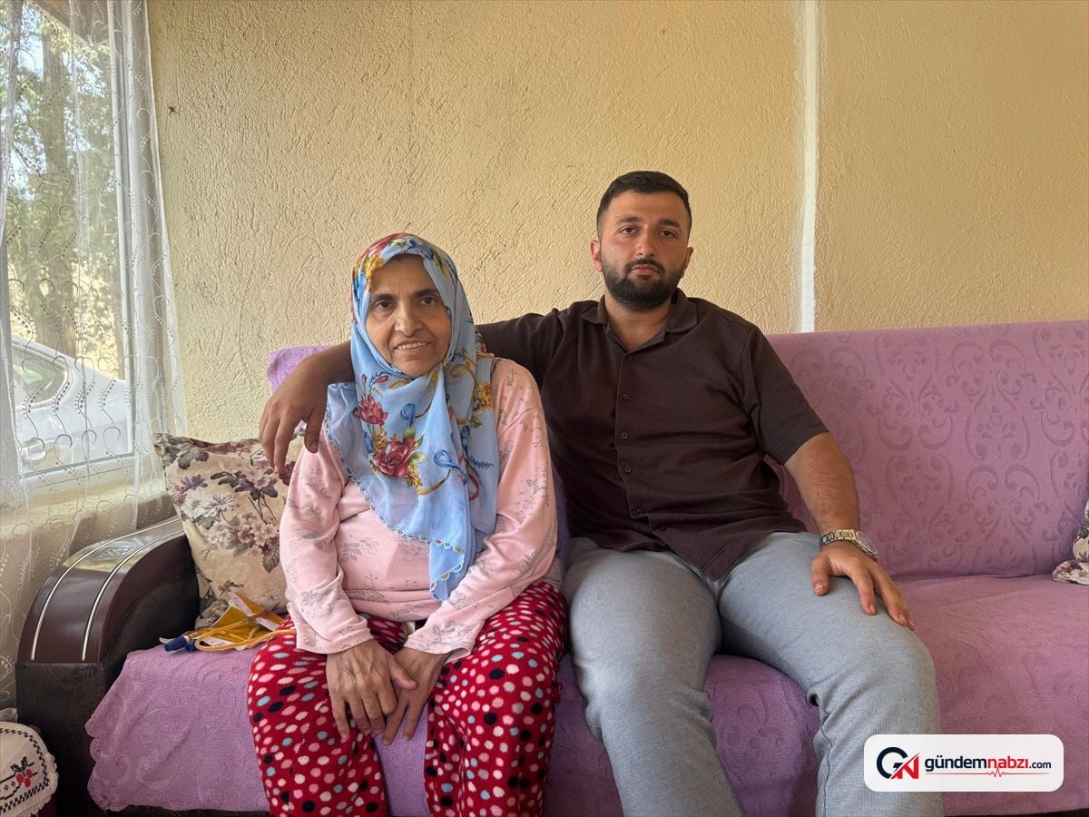 Erzurum'da yıllar önce aldırmak istediği oğlunun karaciğeriyle hayata tutundu