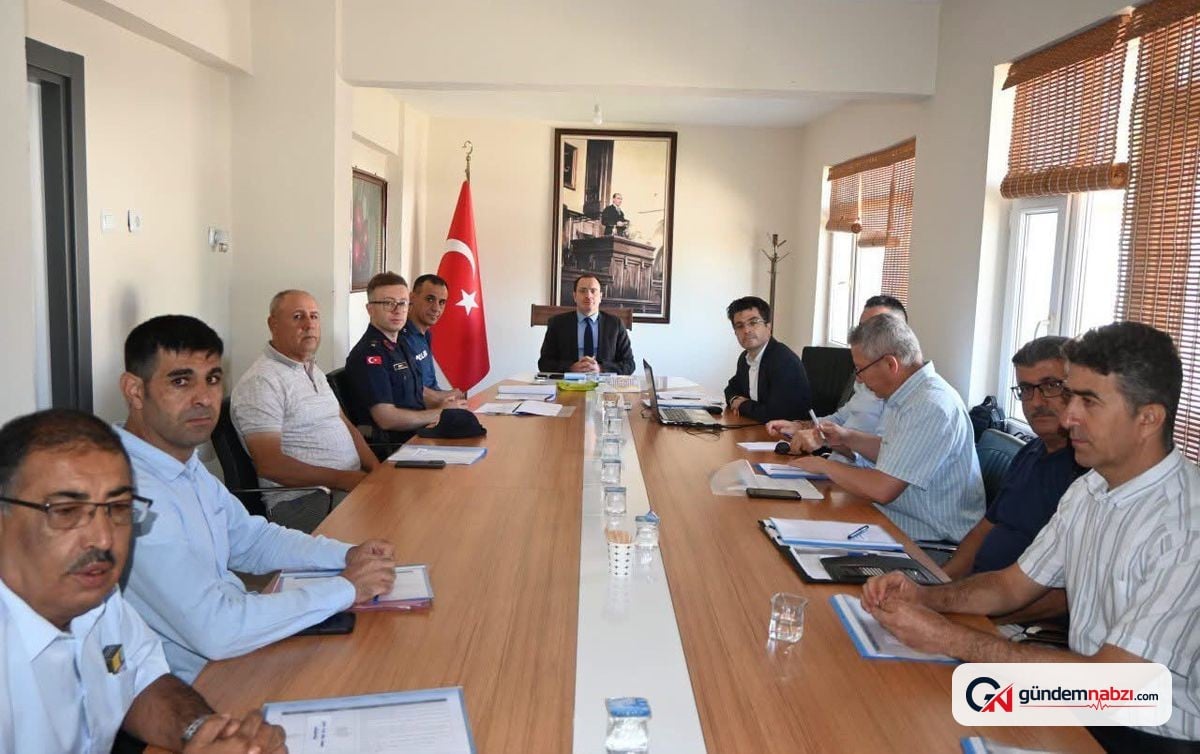 Afyonkarahisar Çay'da afet koordinasyon toplantısı yapıldı