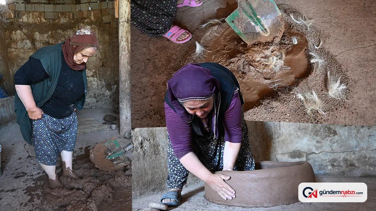 Kayseri'de el emeği çamur tandırlar 7 bin liradan alıcı buluyor