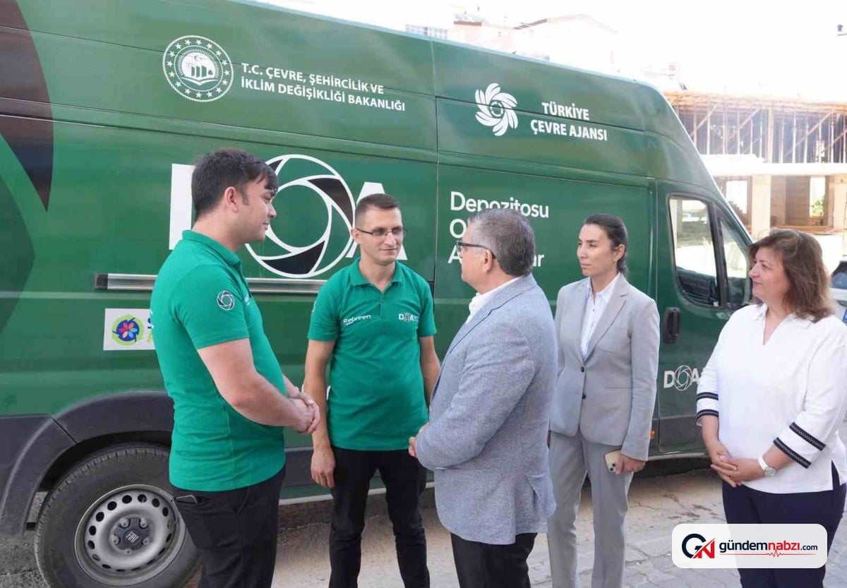 Sinop'ta Depozitosu Olan ambalajlar sistemi devreye alındı
