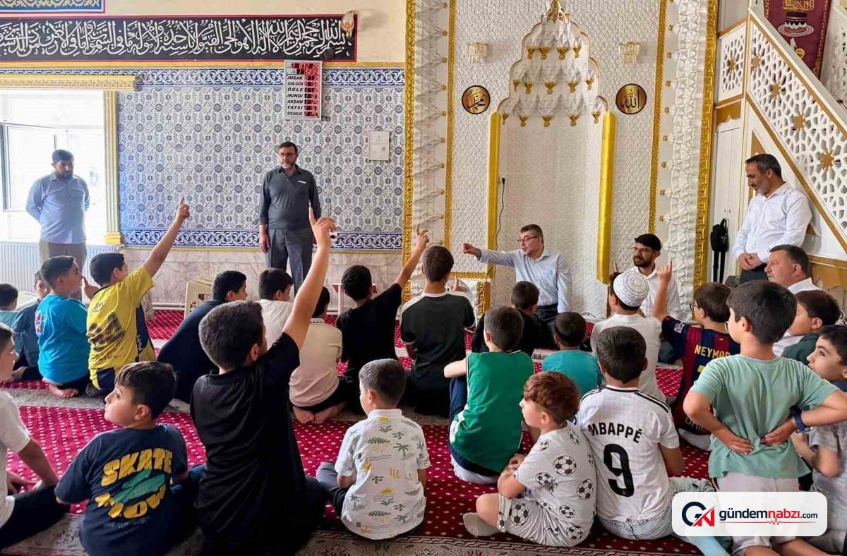 Van'da yaz Kur'an kursları ziyaret edildi