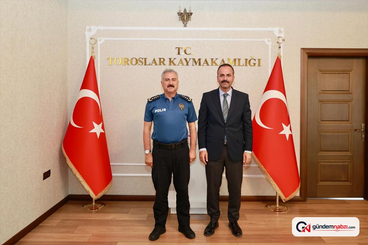 Mersin Emniyet Müdürü Aktaş'tan ilçe protokolüne iadeiziyaret