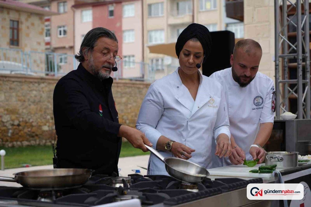 Bayburt'un yöresel lezzetleri ünlü şeflerin yorumuyla sunuldu
