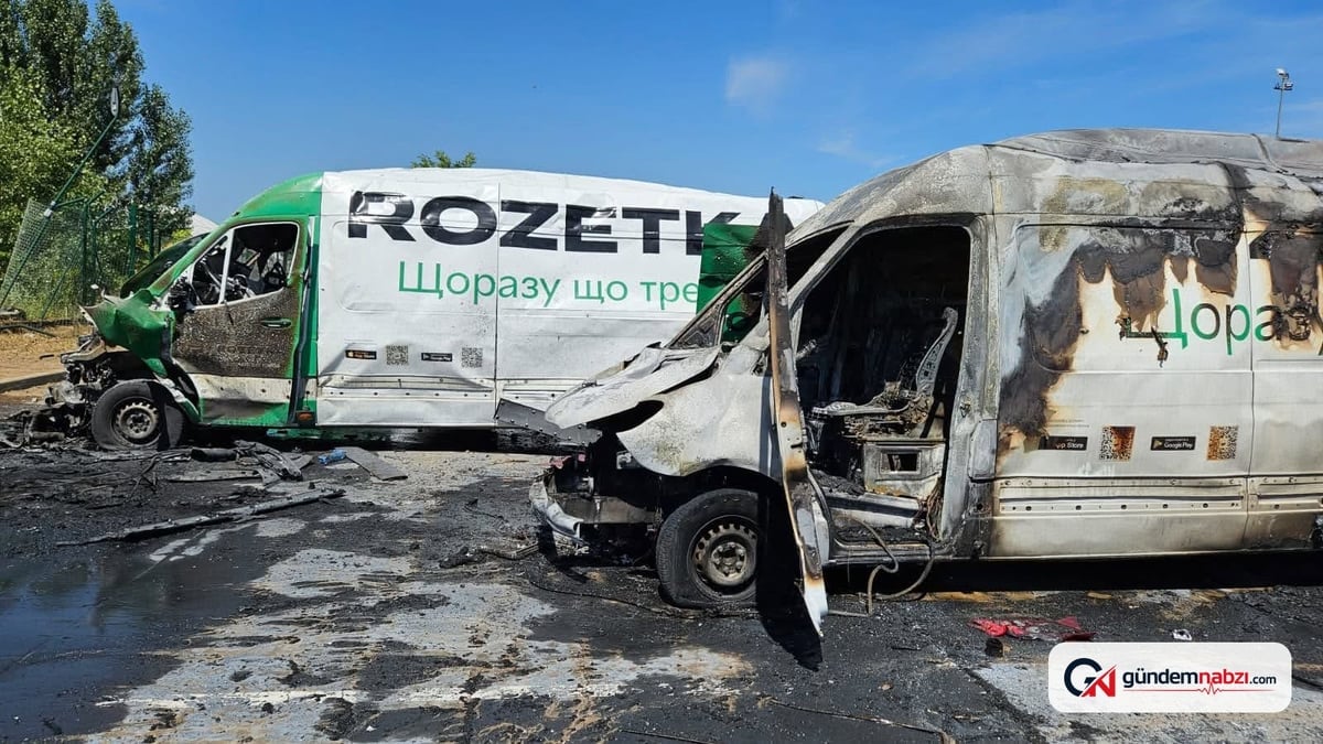Ukrayna'da Rozetka deposuna Rus İHA'sı saldırdı: 1 ölü