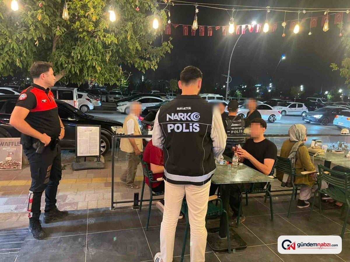 Malatya'da huzur uygulamasında uyuşturucu ele geçirildi