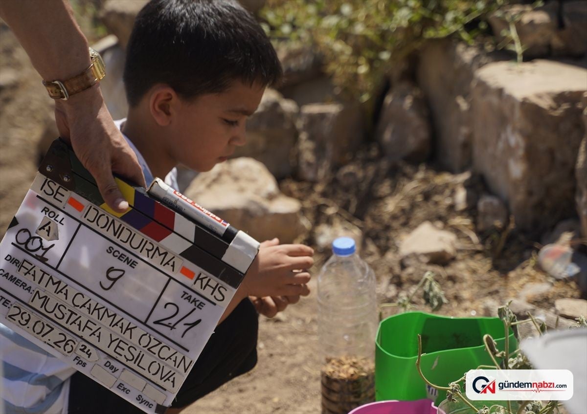 Şanlıurfa'da çekilen 'dondurma' kısa filminin çekimleri bitti