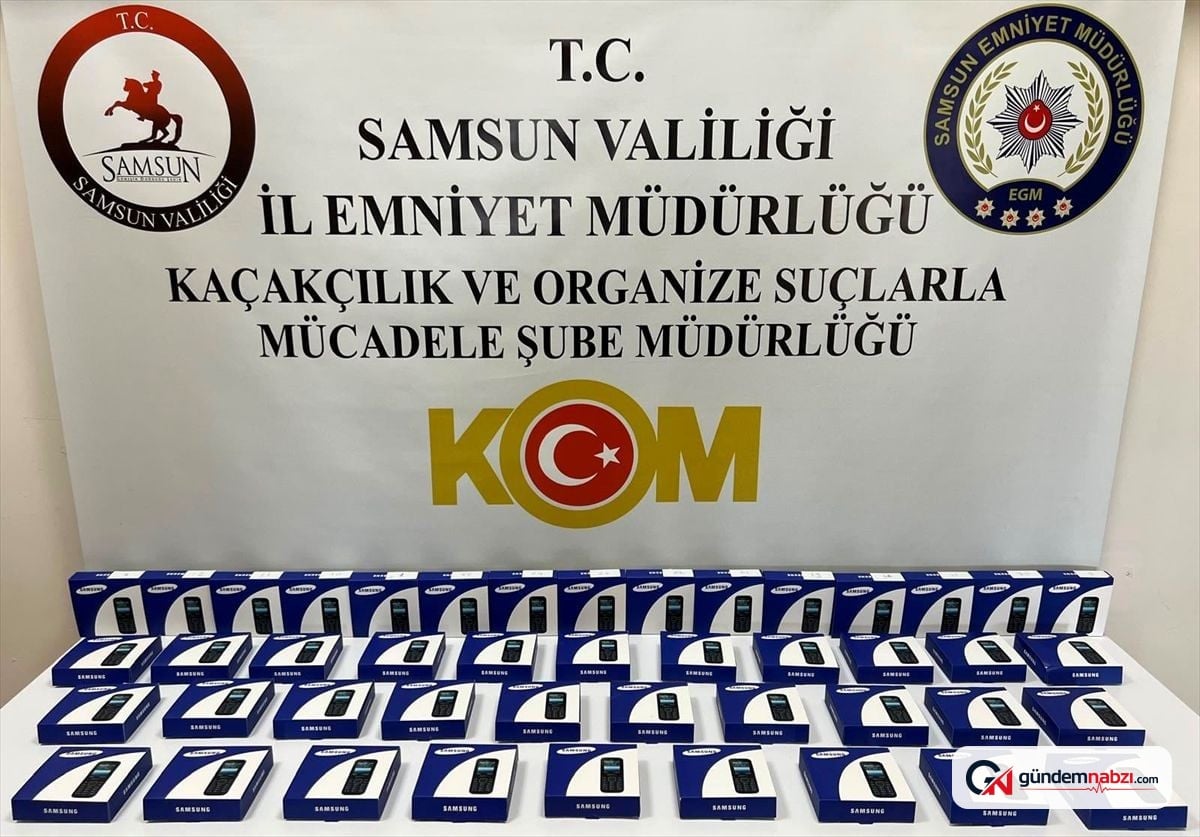 Samsun'da kaçakçılık operasyonunda 1 şüpheli yakalandi