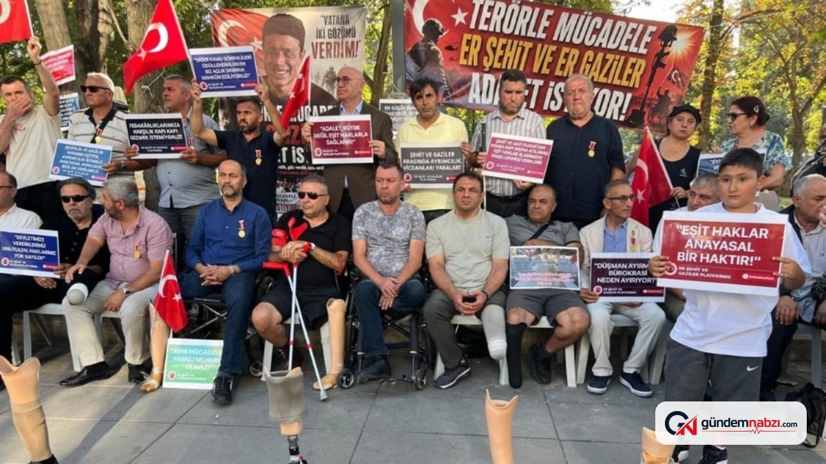 Emekli uzman erbaşlardan özlük hakları için Ankara yürüyüşü
