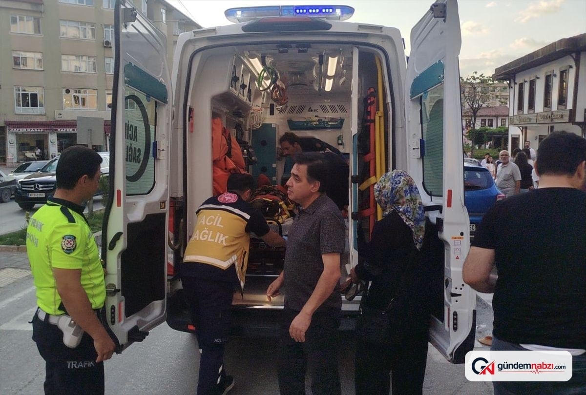 Sinop'ta elektrikli bisikletin çarptığı kadın yaralandı