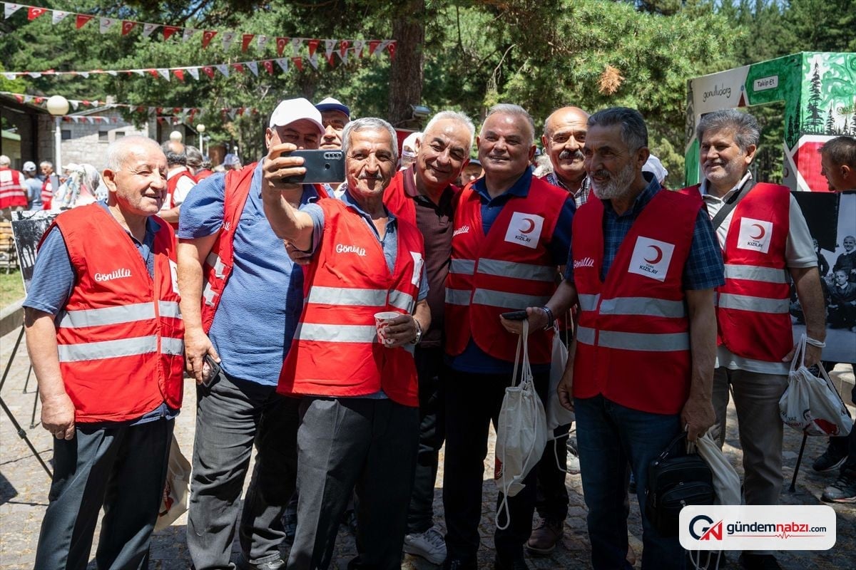 Kızılay'dan Çamkoru Kampı'nda 60. yıl yurt kardeşliği buluşması
