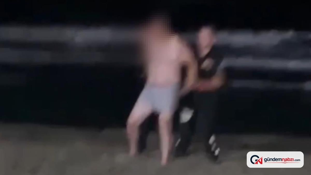 Kumbağ'da jandarma, alkollü vatandaşı ikna etmeye çalıştı