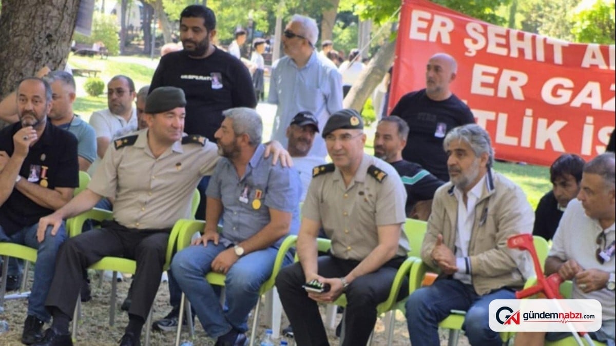 Gazilere generallerden sürpriz ziyaret