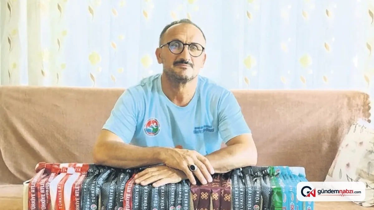 Konya'da müezzinlik yapan sporcu 4 yılda 48 madalya kazandı