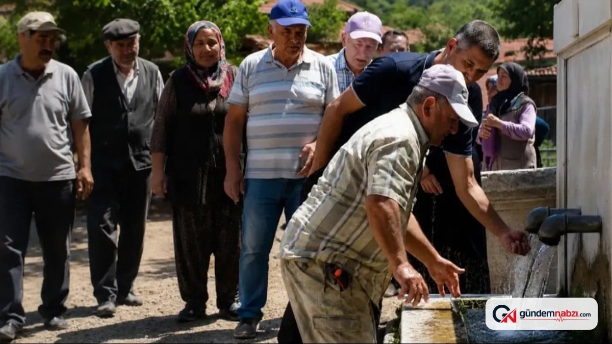 Bolu'da köylerde su sayacı uygulamasına tepkiler