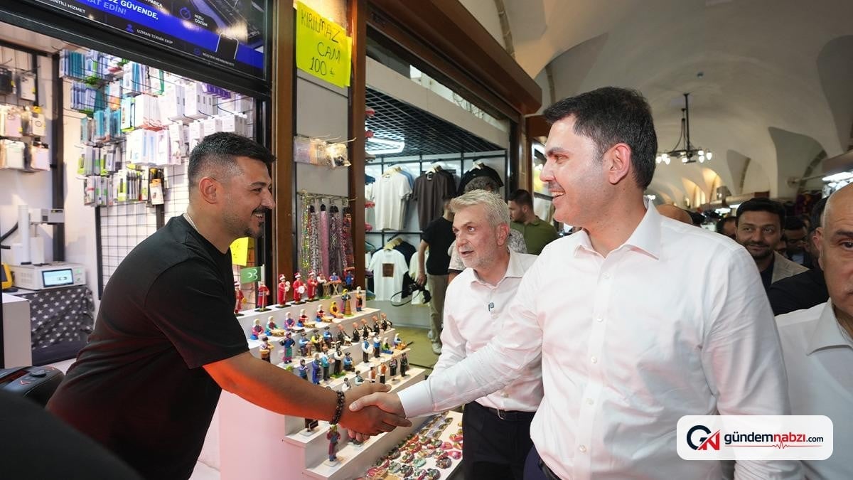 Bakan Kurum, Kahramanmaraş'ta Kapalıçarşı'yı açtı