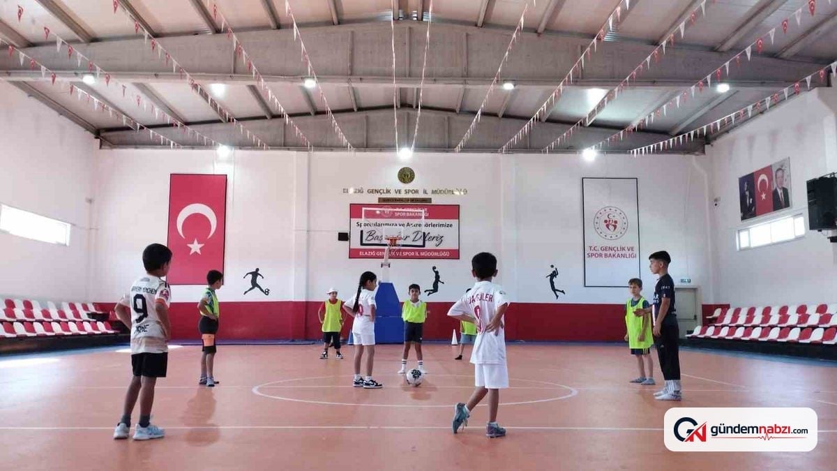 Sivrice'de yaz spor okulları 5 branşta kapılarını açtı