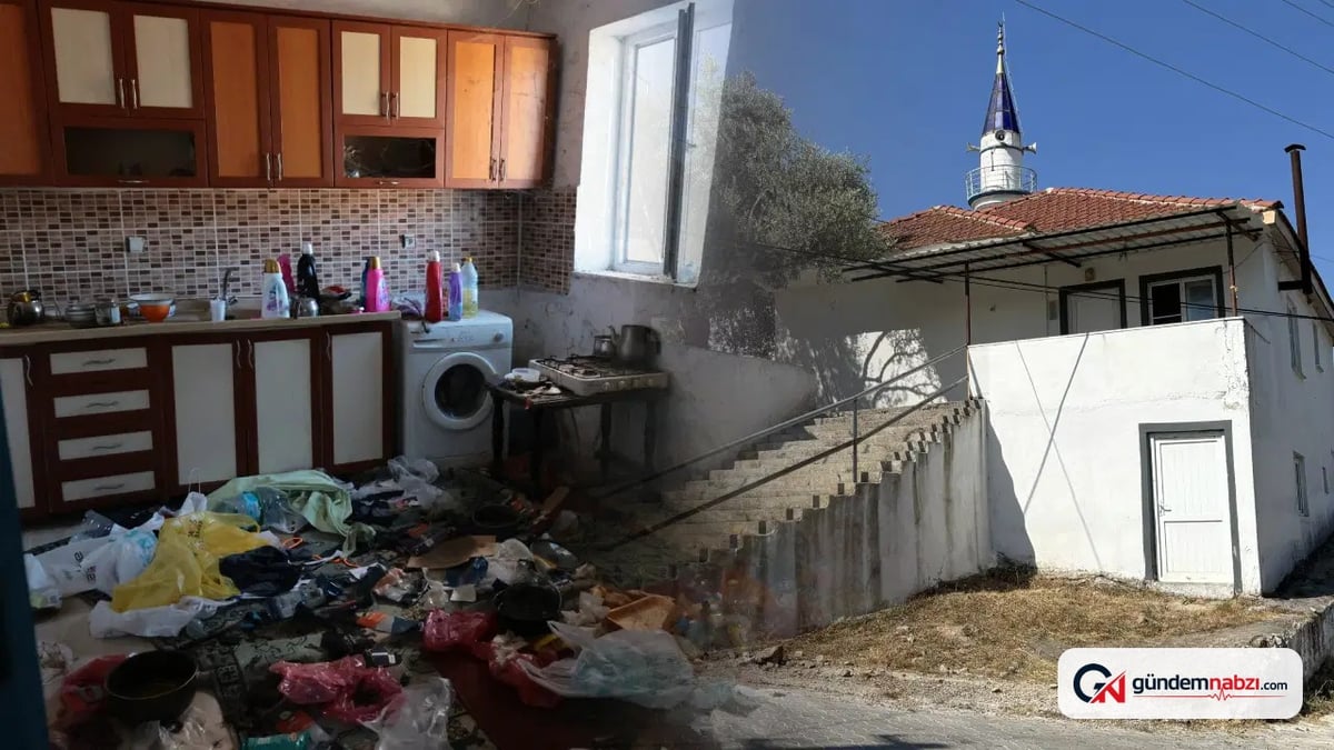 Menteşe'de istifa eden imamın evi temizlendi