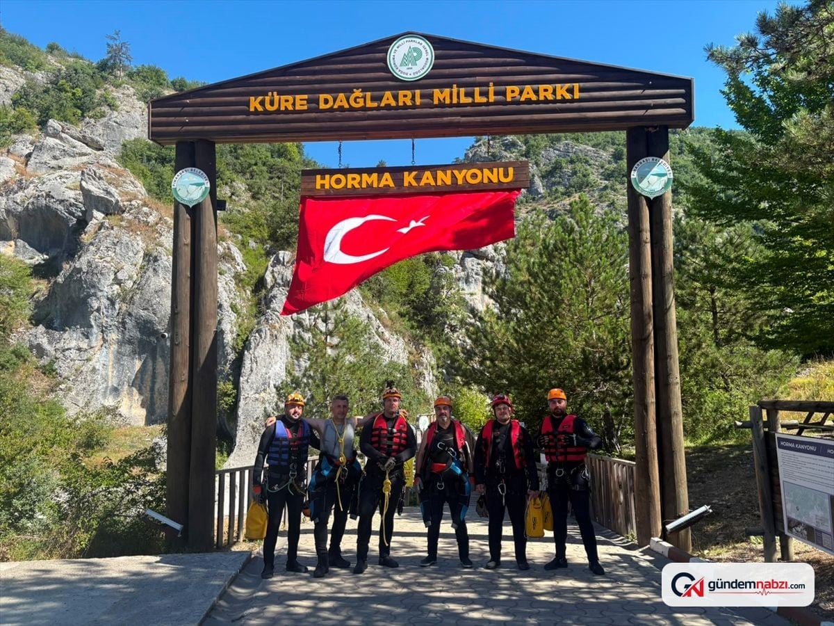 Horma Kanyonu'nda AFAD'dan Eğitim ve Kontrol Geçişi
