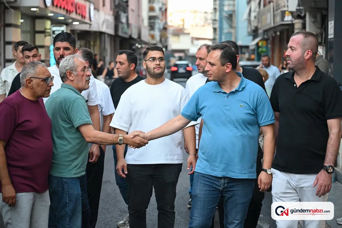 Ömer Eşki'den Çamdibi'nde esnaf ve mahalle turu