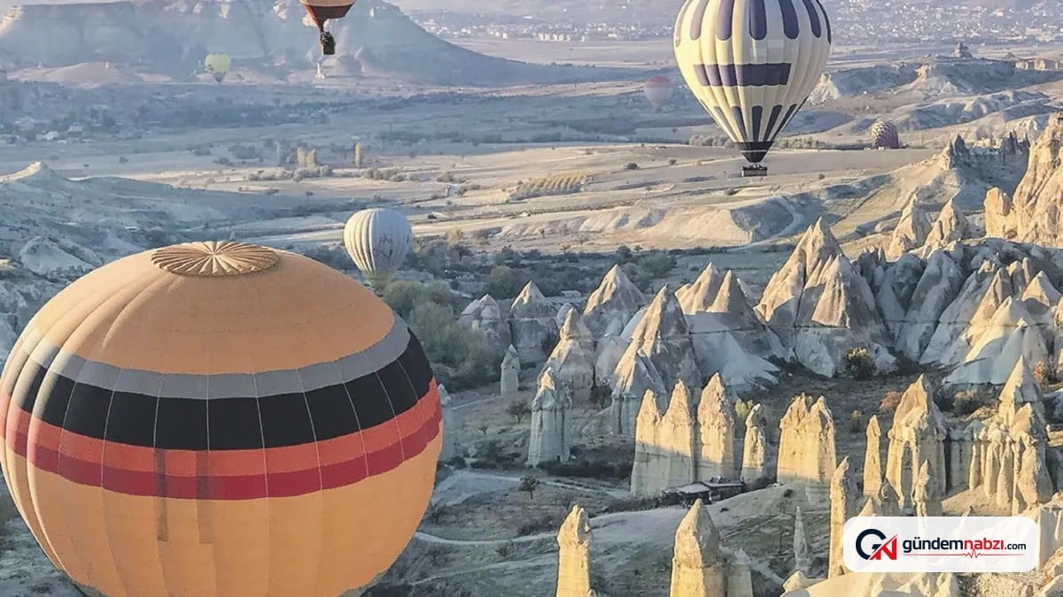Nevşehir Kapadokya'da balon turizmi 6 ayda 306 bin kişiyi ağırladı