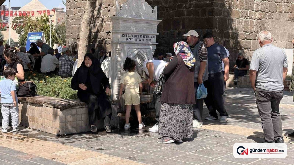 Kayseri'de hava sıcaklığı 34 dereceye ulaştı