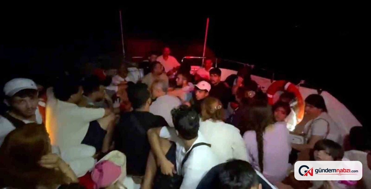 Datça açıklarında Yunanistan'ın geri ittiği 36 göçmen kurtarıldı