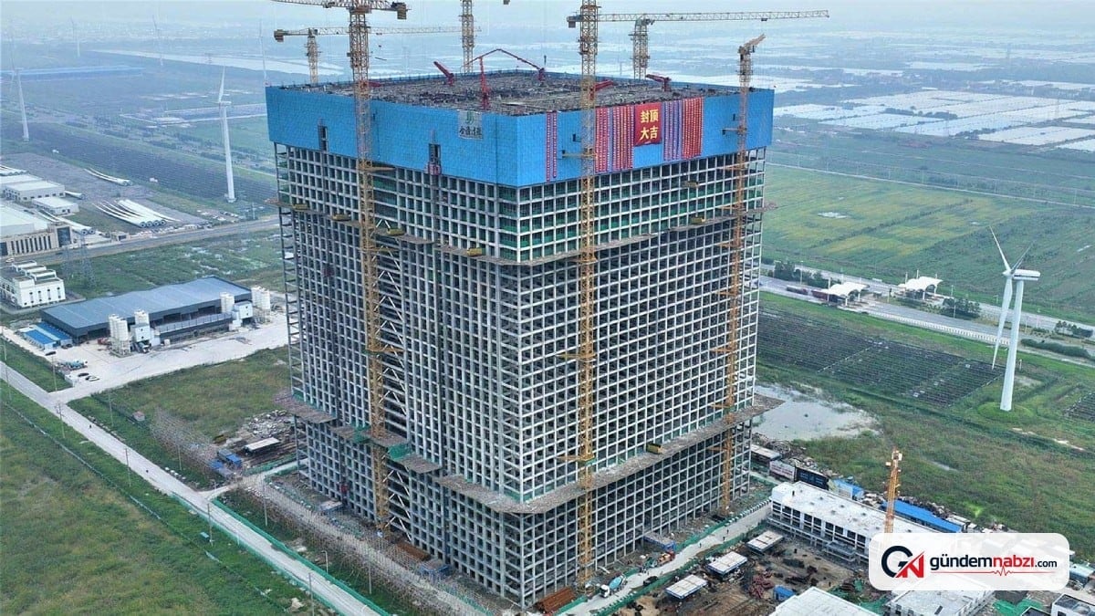 3.500 beton blokla dev enerji depolama sistemi kuruldu