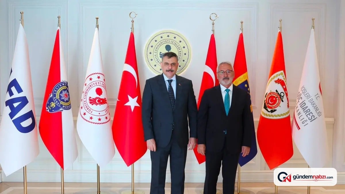 MKE Genel Müdürü İlhami Keleş, Bakan Çiftçi'yi ziyaret etti