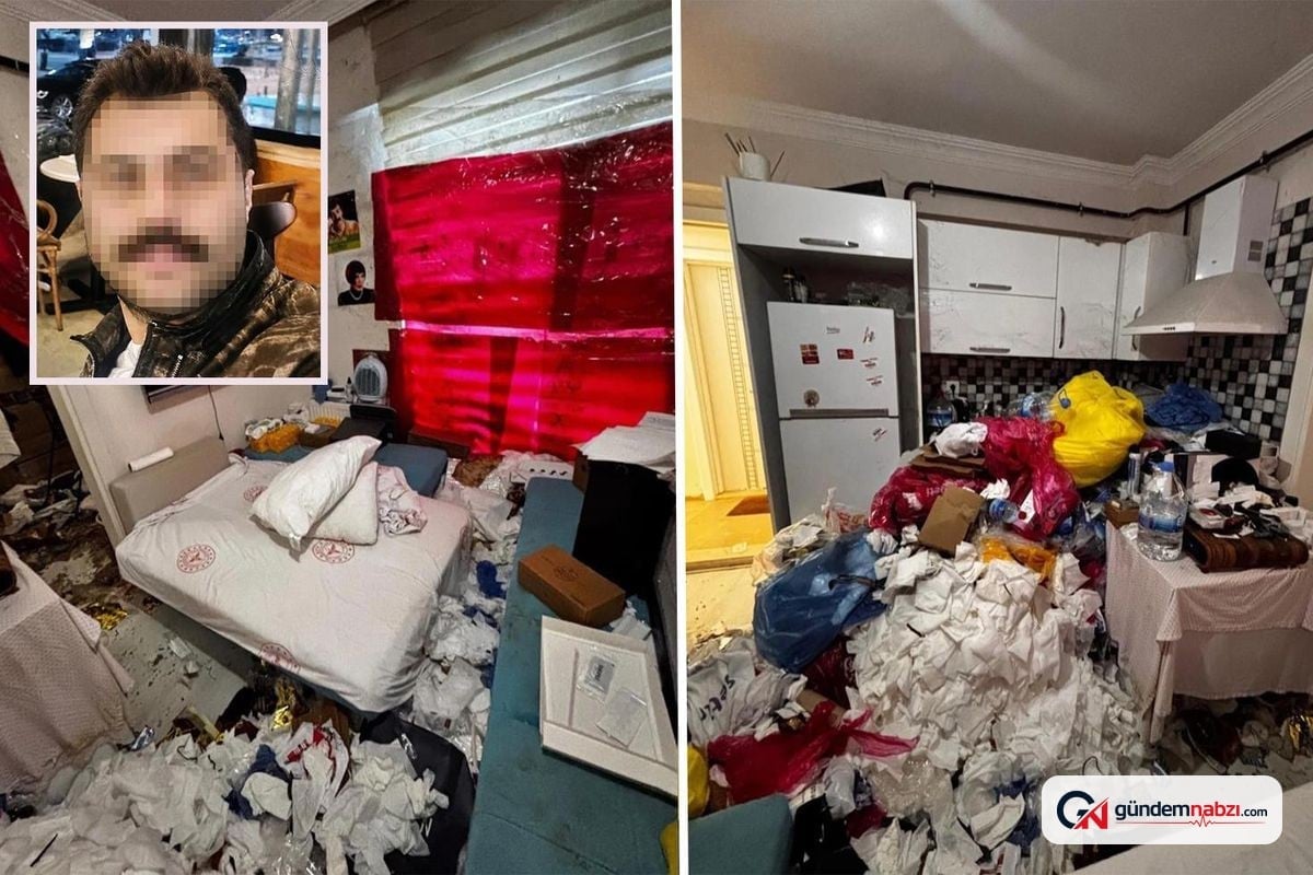 Sakarya'da çöp eve çevrilen dairede tıbbi atık bulundu