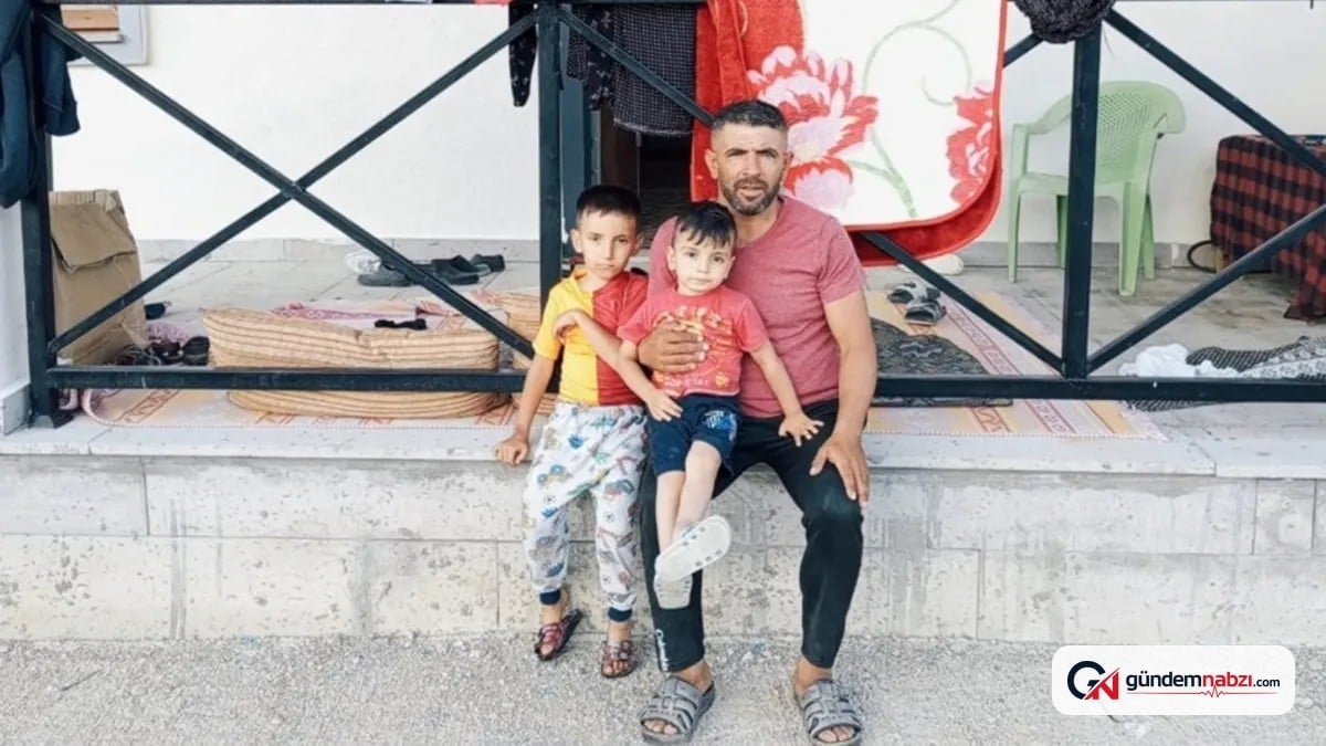 Depremzede baba, devlet desteğiyle çocuklarına kavuştu