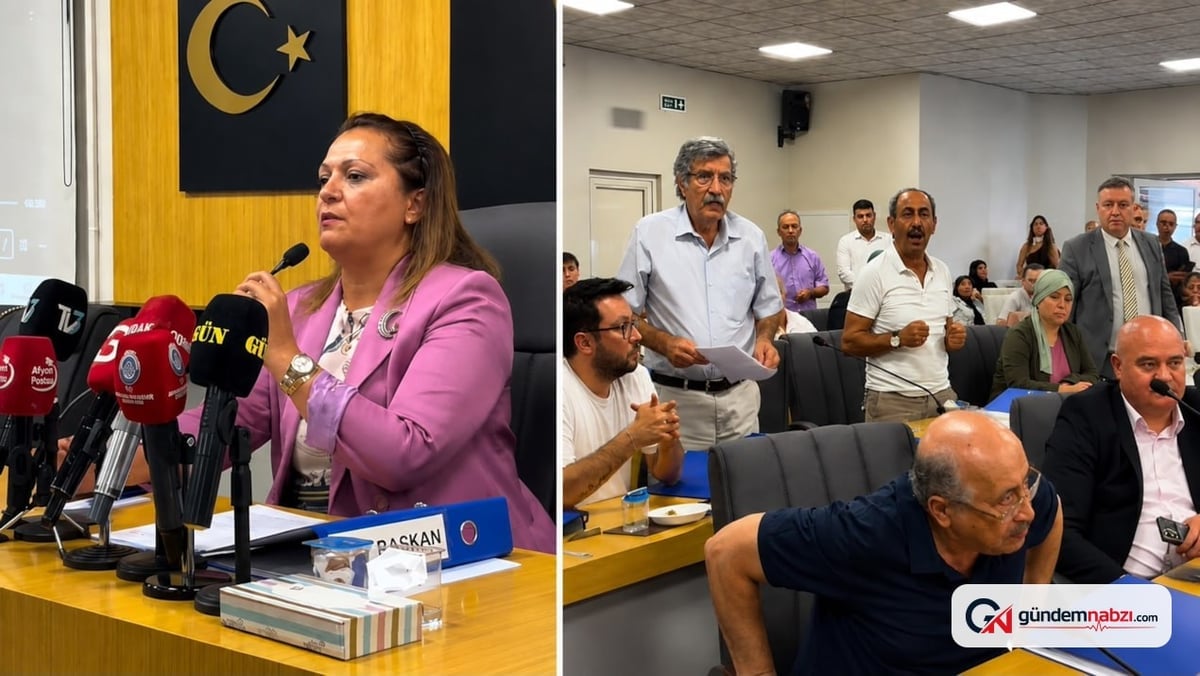 Afyonkarahisar Belediye meclisi'nde söz hakkı tartışması çıktı