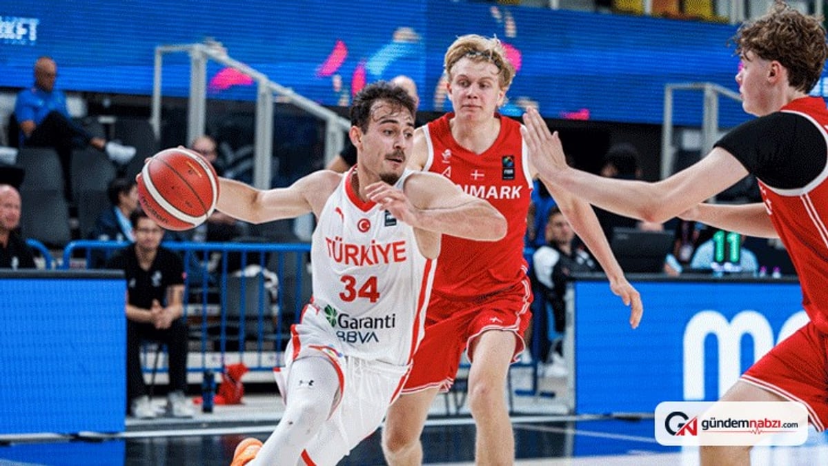 Türkiye U18 Erkek Basketbol Takımı Danimarka'yı yendi