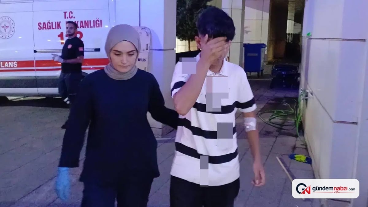 Aksaray'da arkadaş şakası kanlı bitti: 1 yaralı