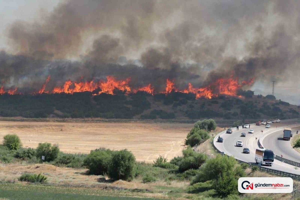Çanakkale'de 2 günlük yangın riski