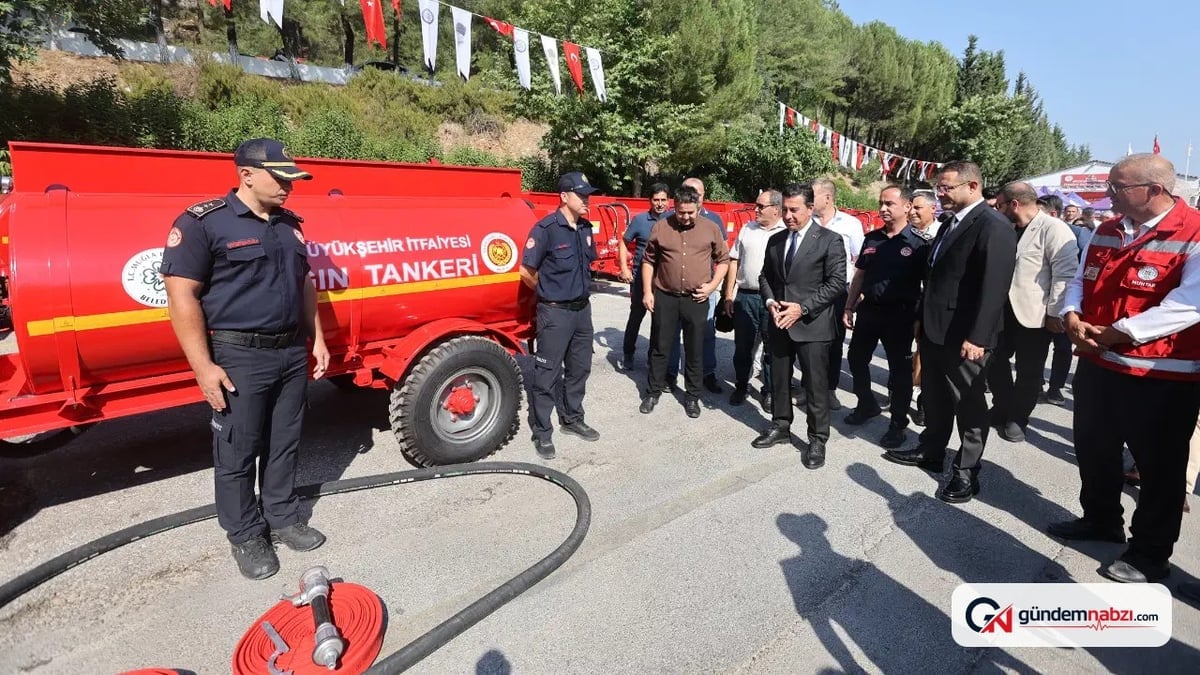 Muğla Büyükşehir Belediyesi kırsala 25 yangın tankeri gönderdi