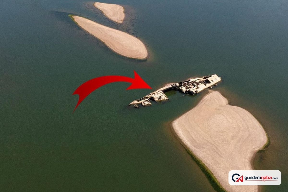Tuna Nehri'nde II. Dünya Savaşı'ndan kalma gemi ortaya çıktı