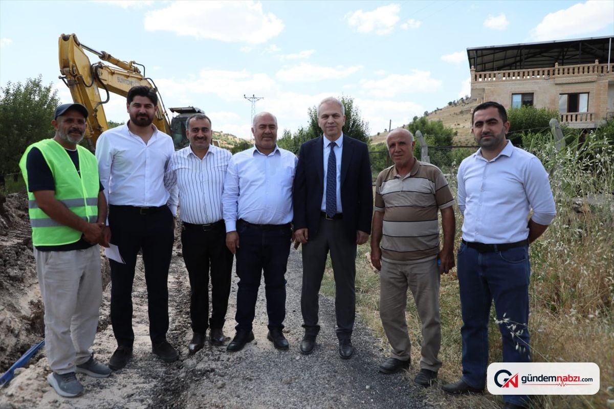Mardin'de içme suyu hattı yenileniyor